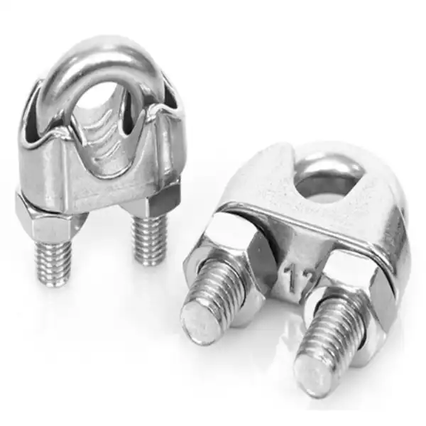 Stainless Rope Clamp Ensures Secure Cable Fixing in Marine and Industrial Applications